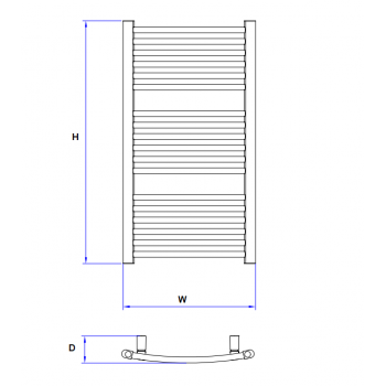 GRZEJNIK ŁAZIENKOWY 340W 500X686  DELFIN-1